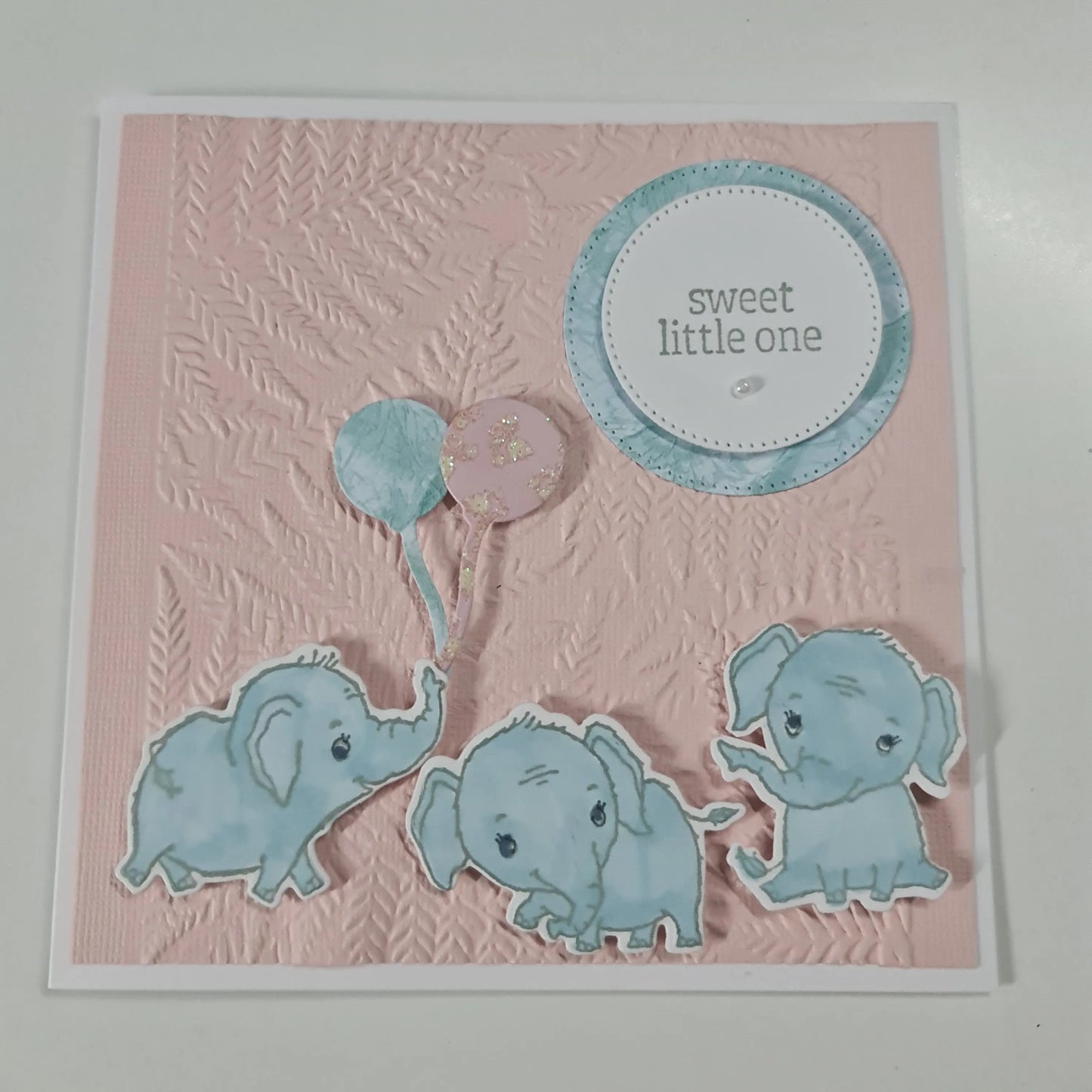 Sweet Little Elephant Baby Card Paper Love Cards