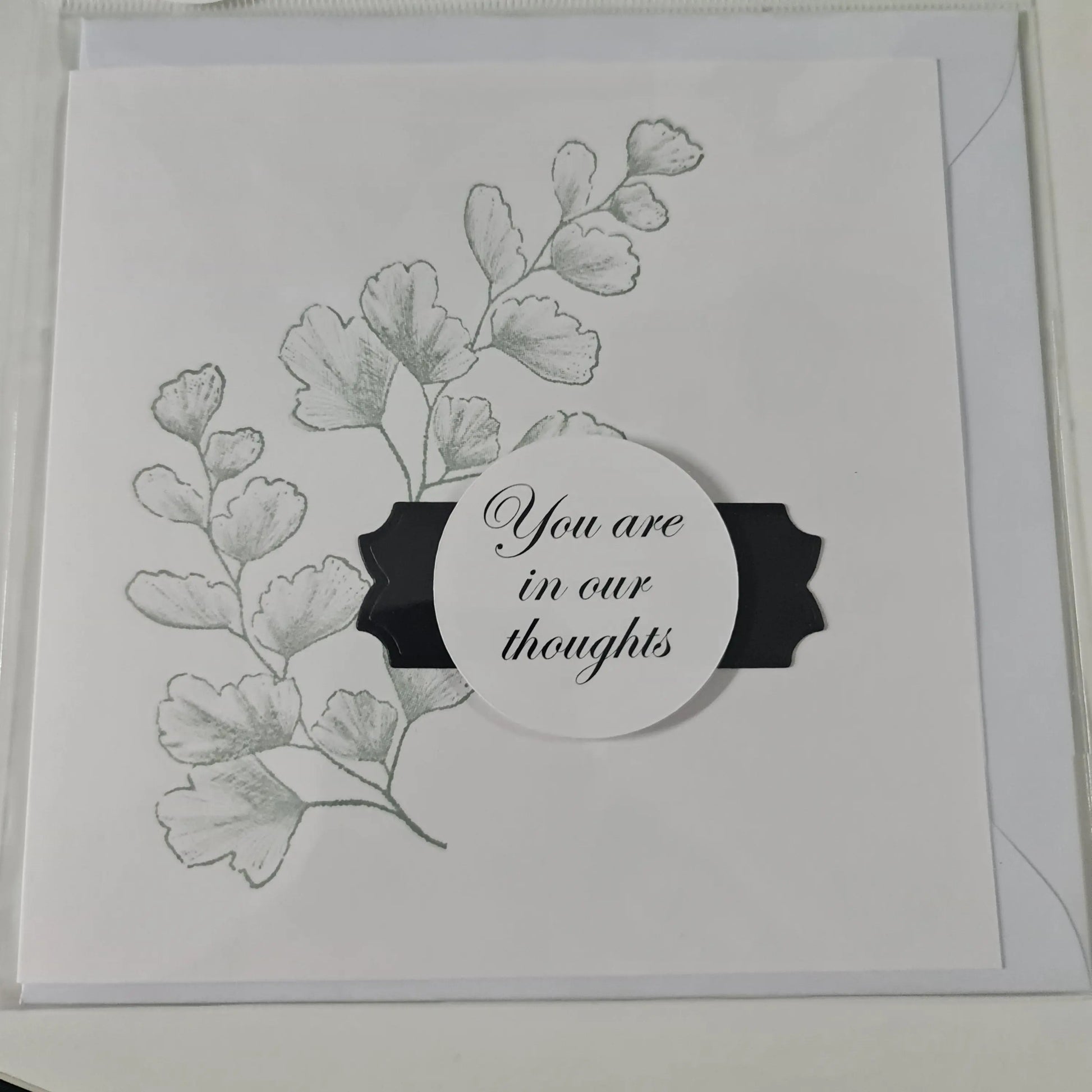 Sympathy Card - Thoughts Paper Love Cards