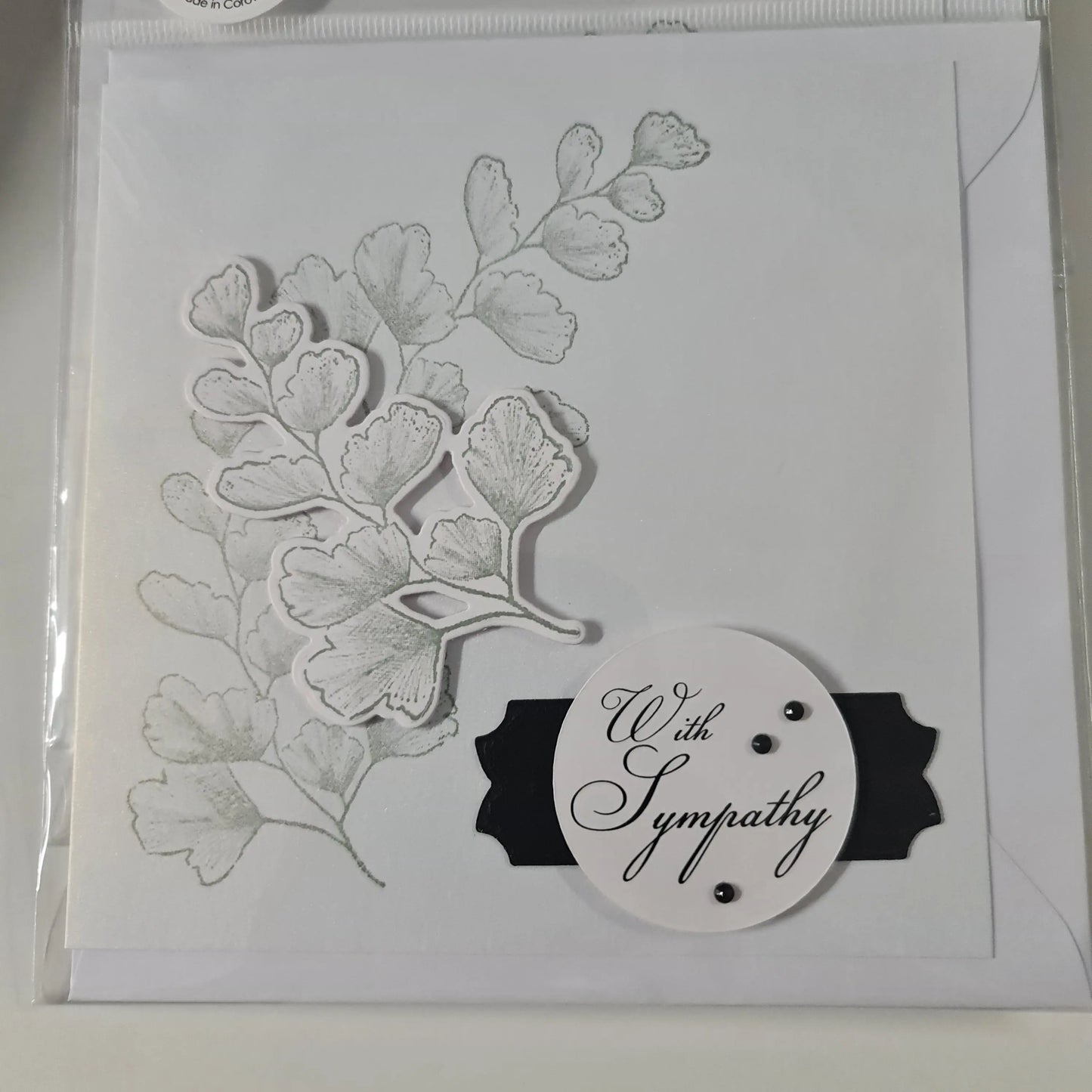 Sympathy Card - With Sympathy Paper Love Cards