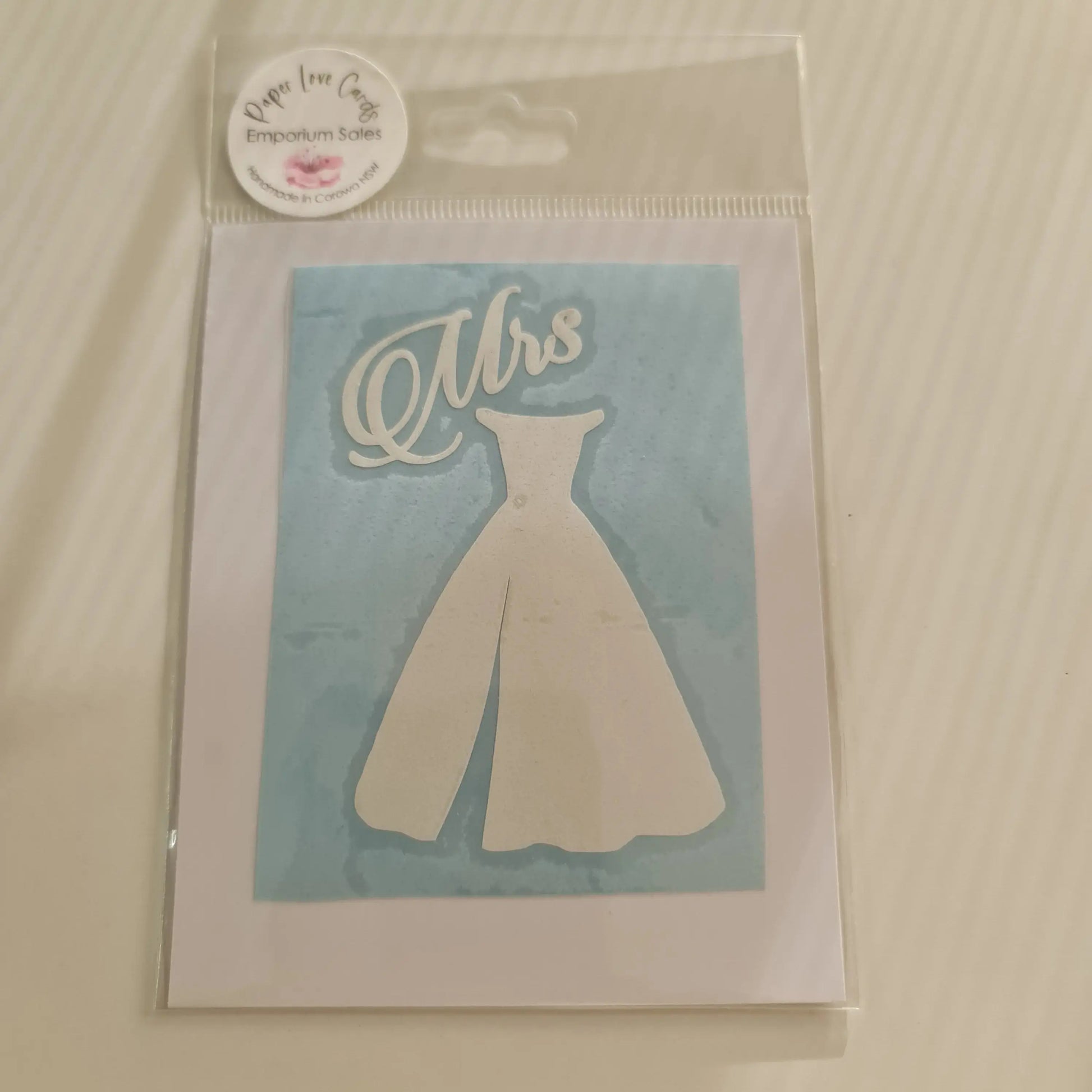 Wedding Decals - Various Paper Love Card