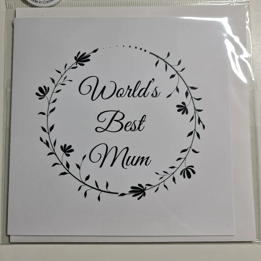 World's Best Mum Card Paper Love Card