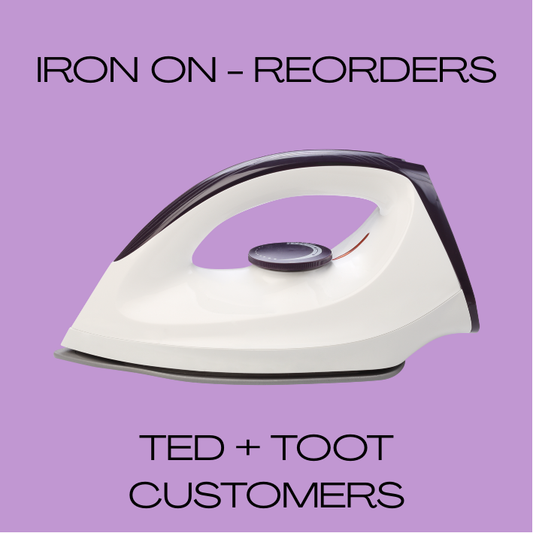 Iron On Labels - Reorder (Ted + Toot)