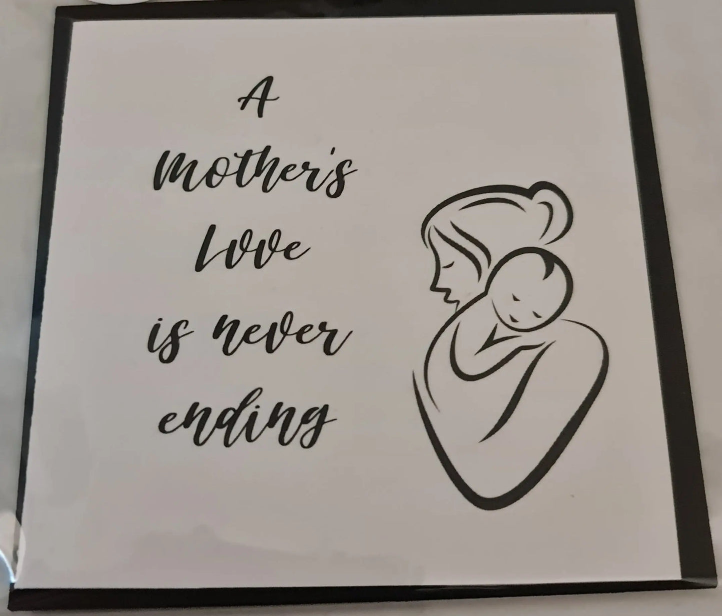 A Mother's Love is Never Ending Paper Love Cards