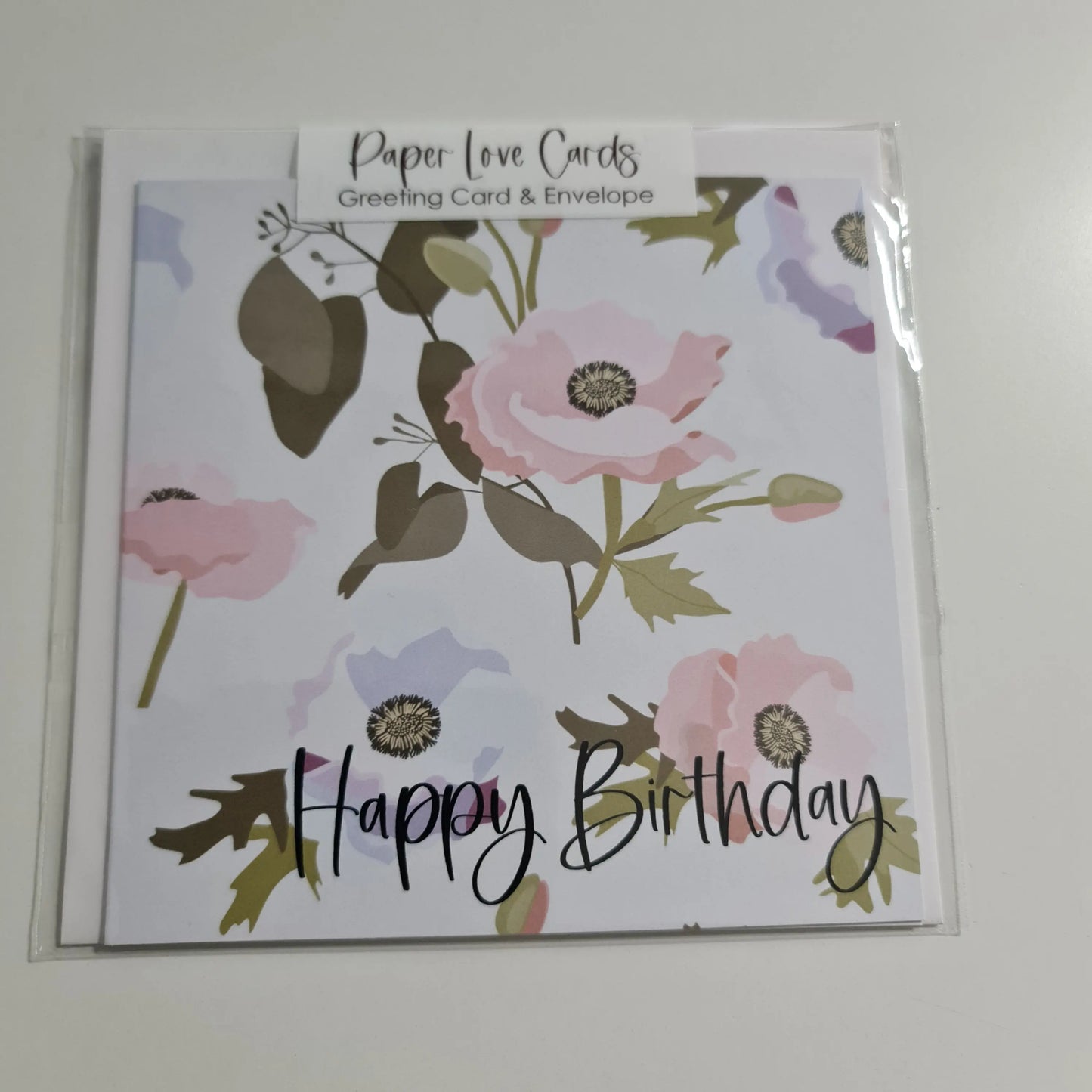 Boho Floral - Happy Birthday Card 14cm Paper Love Cards