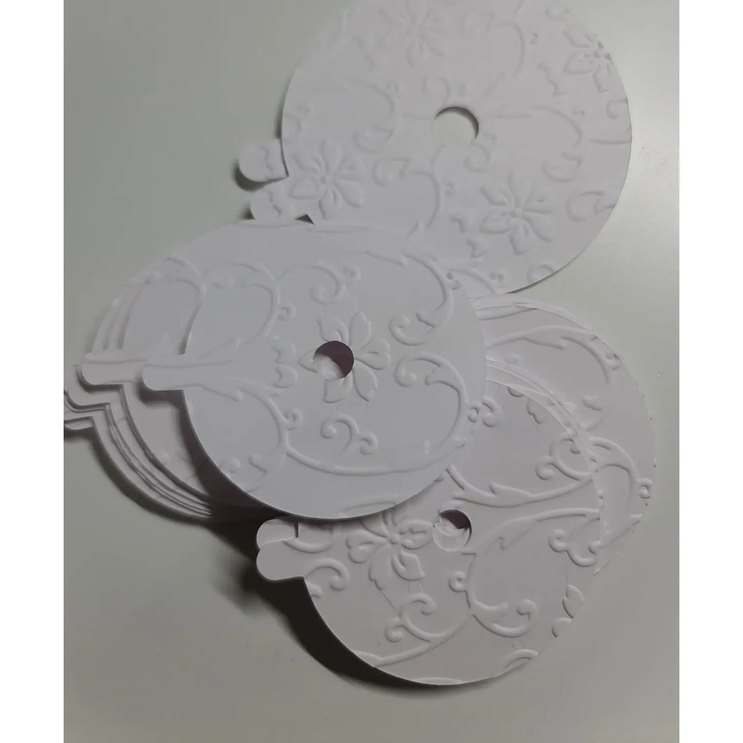 Candle Dust Covers - Embossed - Blank Paper Love Card