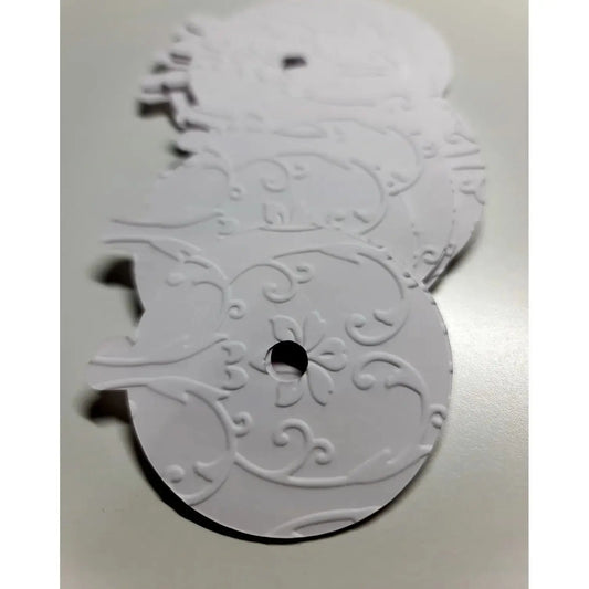 Candle Dust Covers - Embossed - Blank Paper Love Card