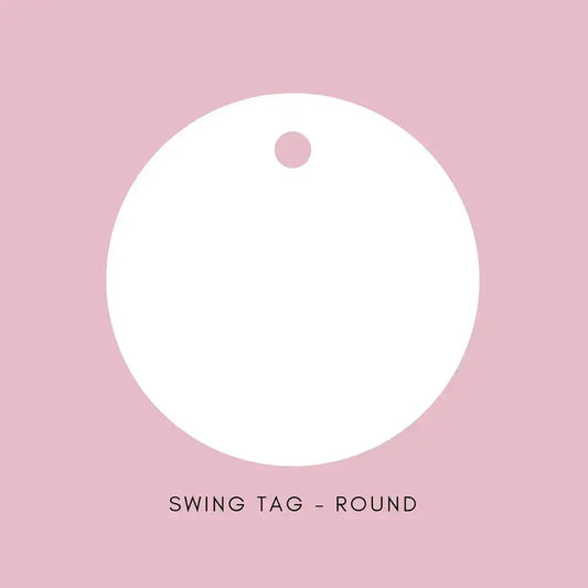 Copy of Swing Tag - Round Paper Love Card