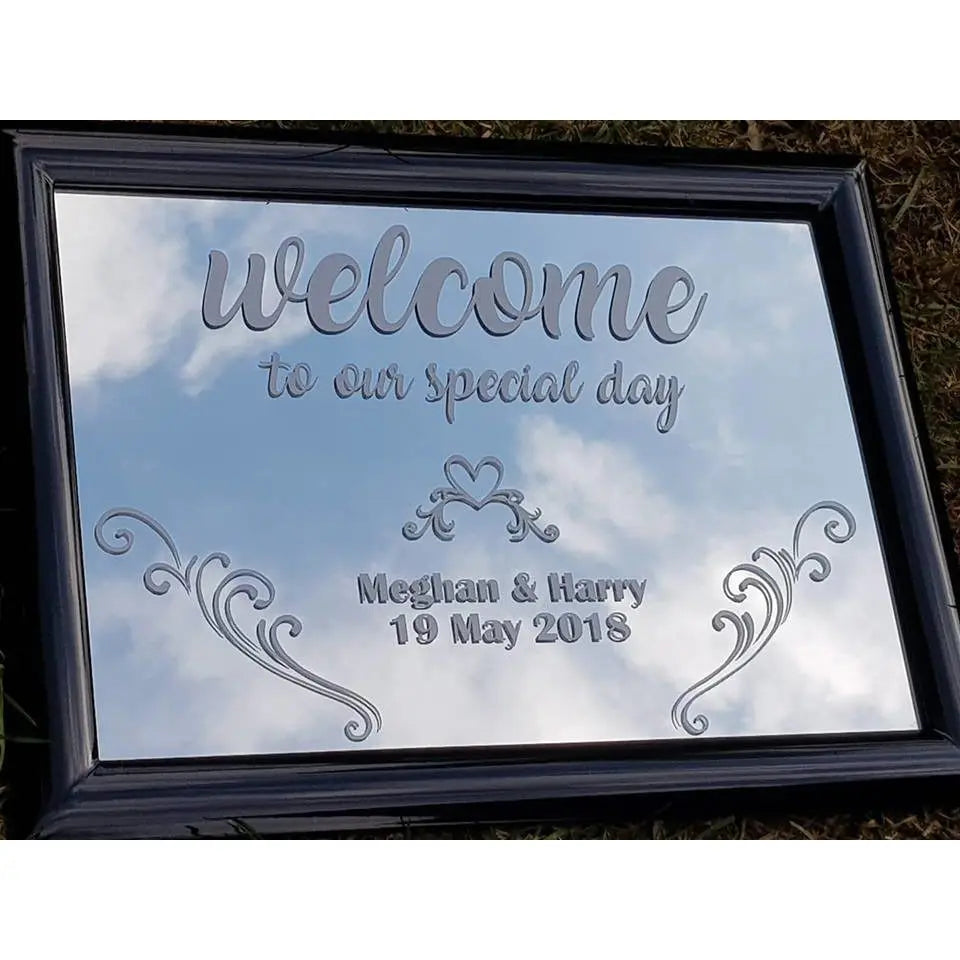 Decals - Wedding & Event Signage - Acrylic Boards ~ Mirrors ~ Frames ~ Timber Boards Paper Love Card