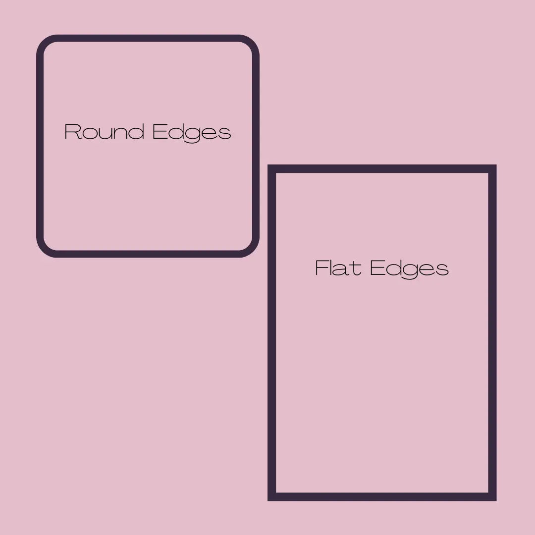 Rounded Corner Square and Rectangle Jewelry Display Cards