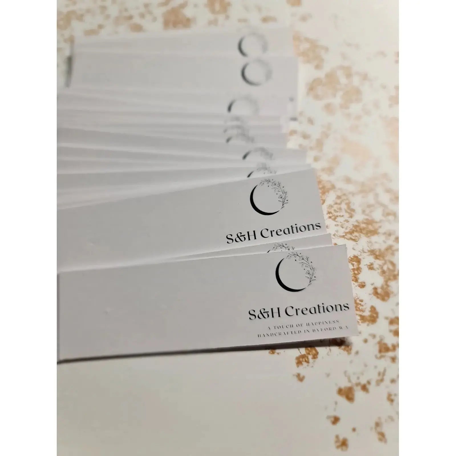 Earring Tag - Hoop Earrings 3cm x 10cm Paper Love Card
