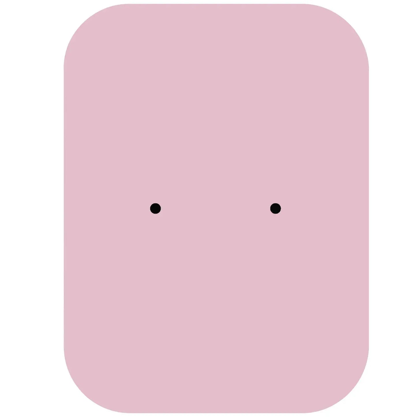 Earring Tag - Rectangle - Flat or Rounded Edge Paper Love Card
