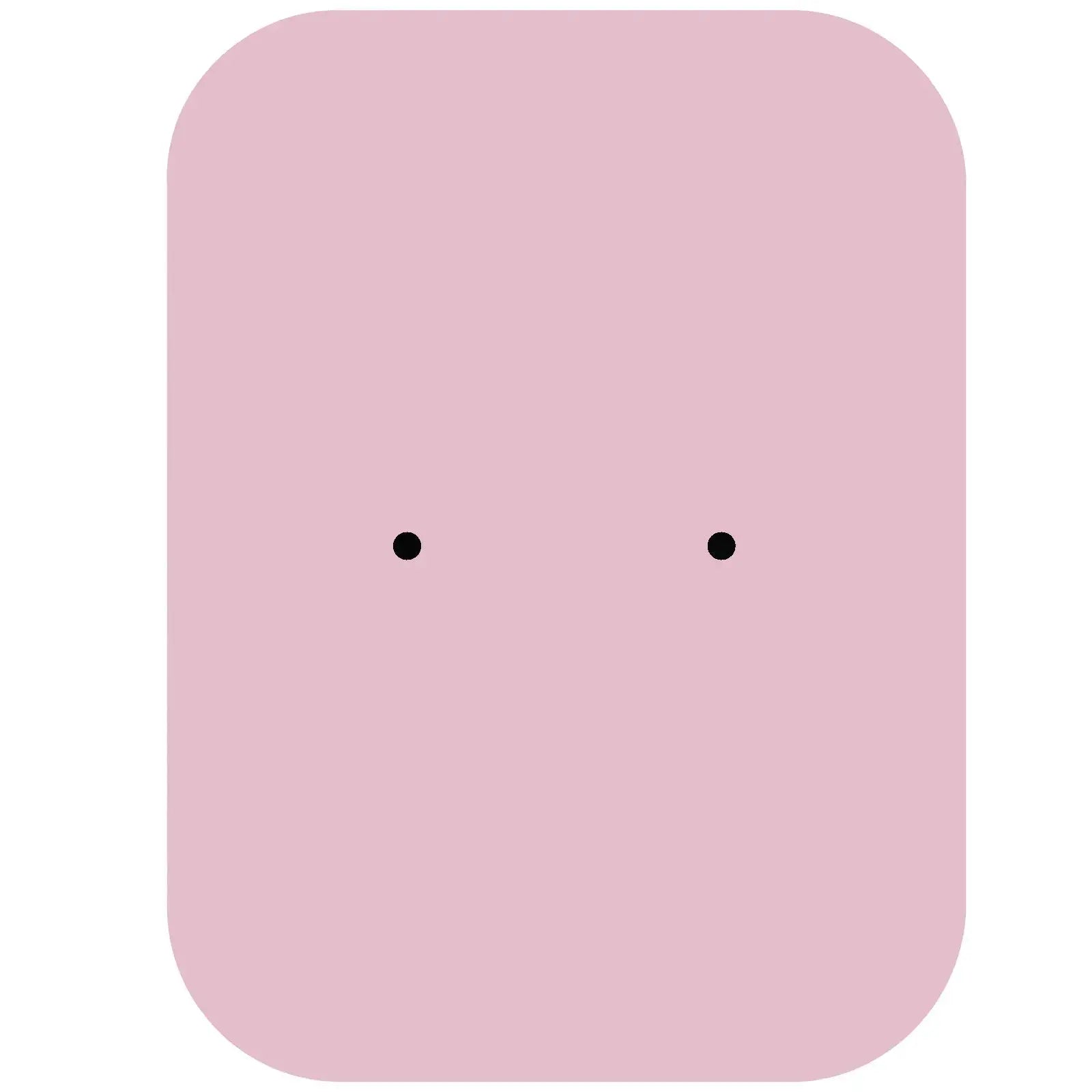 Earring Tag - Rectangle - Flat or Rounded Edge Paper Love Card