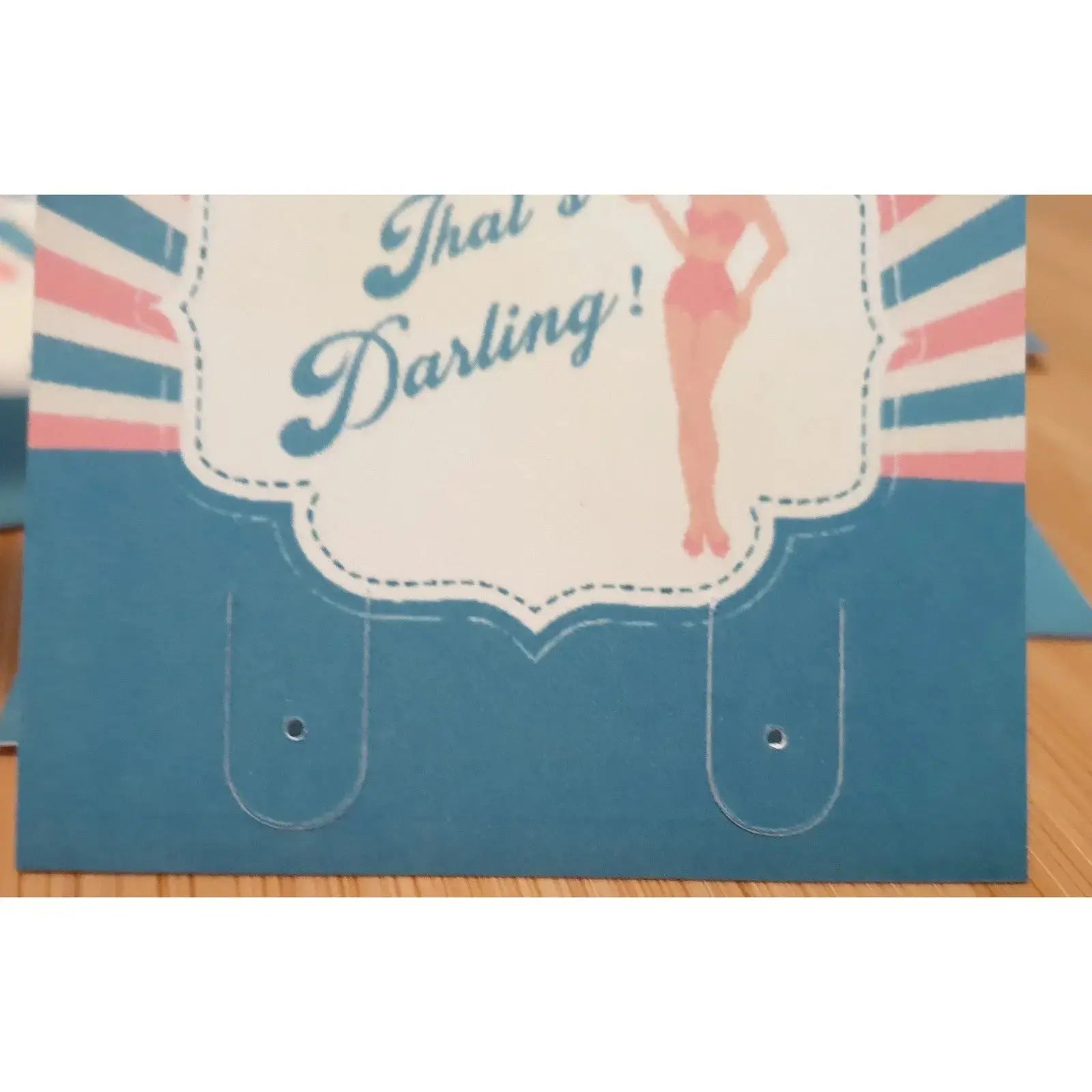 Earring Tags - U shaped Clip or Ball Earrings Paper Love Card