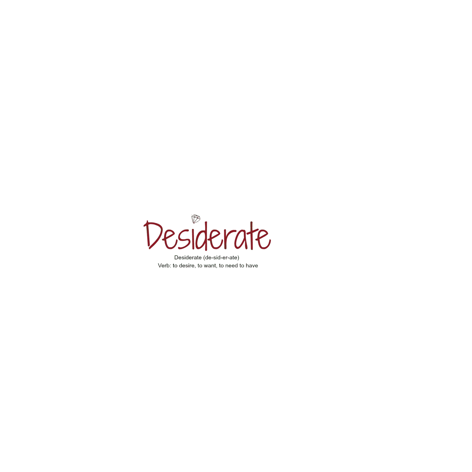 Exclusive Listing - Desiderate only Paper Love Card