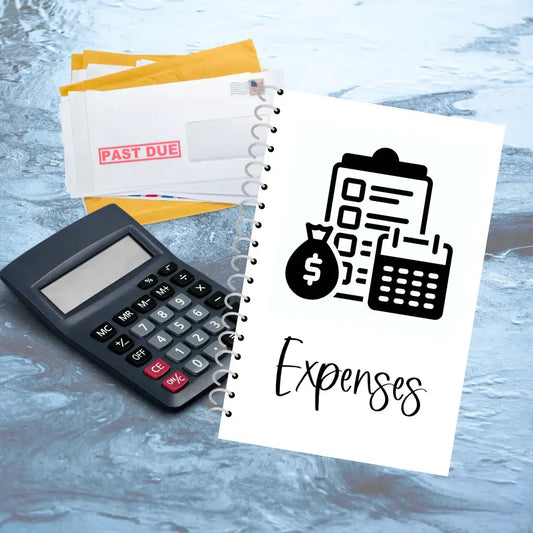 Expense Tracker Record Book Paper Love Card