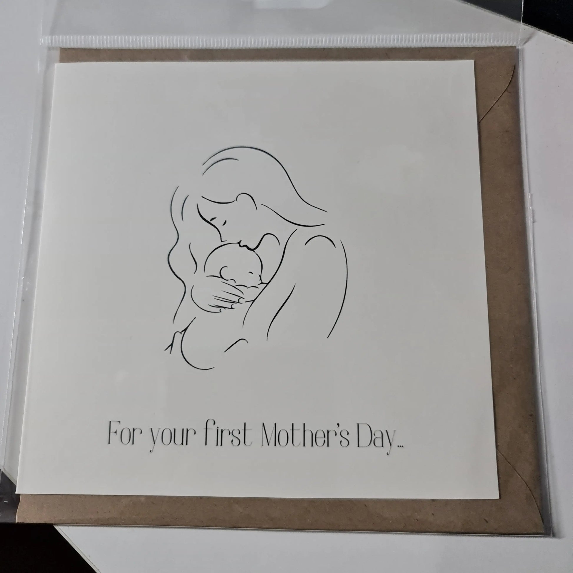 First Mother's Day - Ivory Card Paper Love Cards