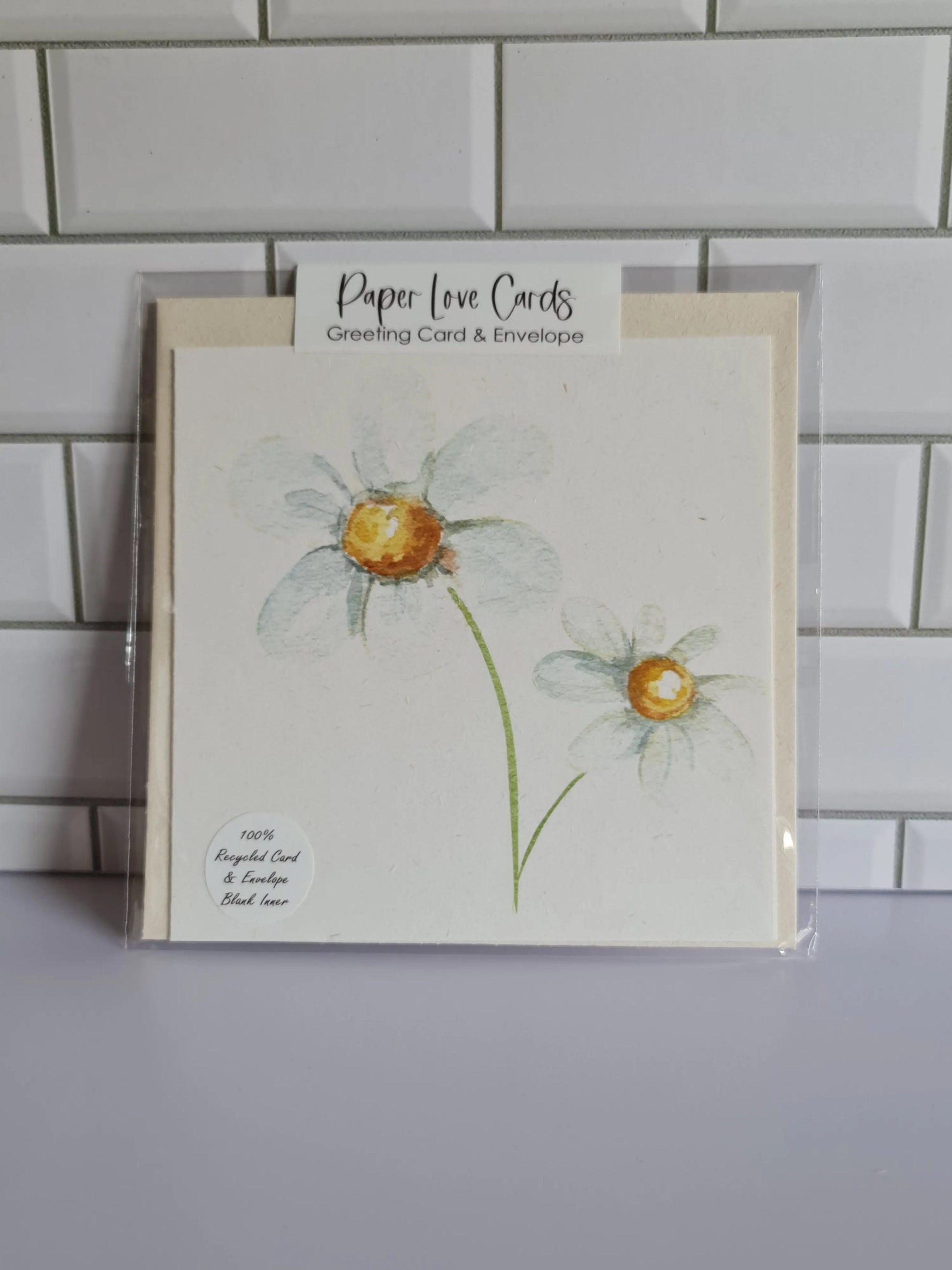 Greeting Card - Chamomile Flower Paper Love Cards