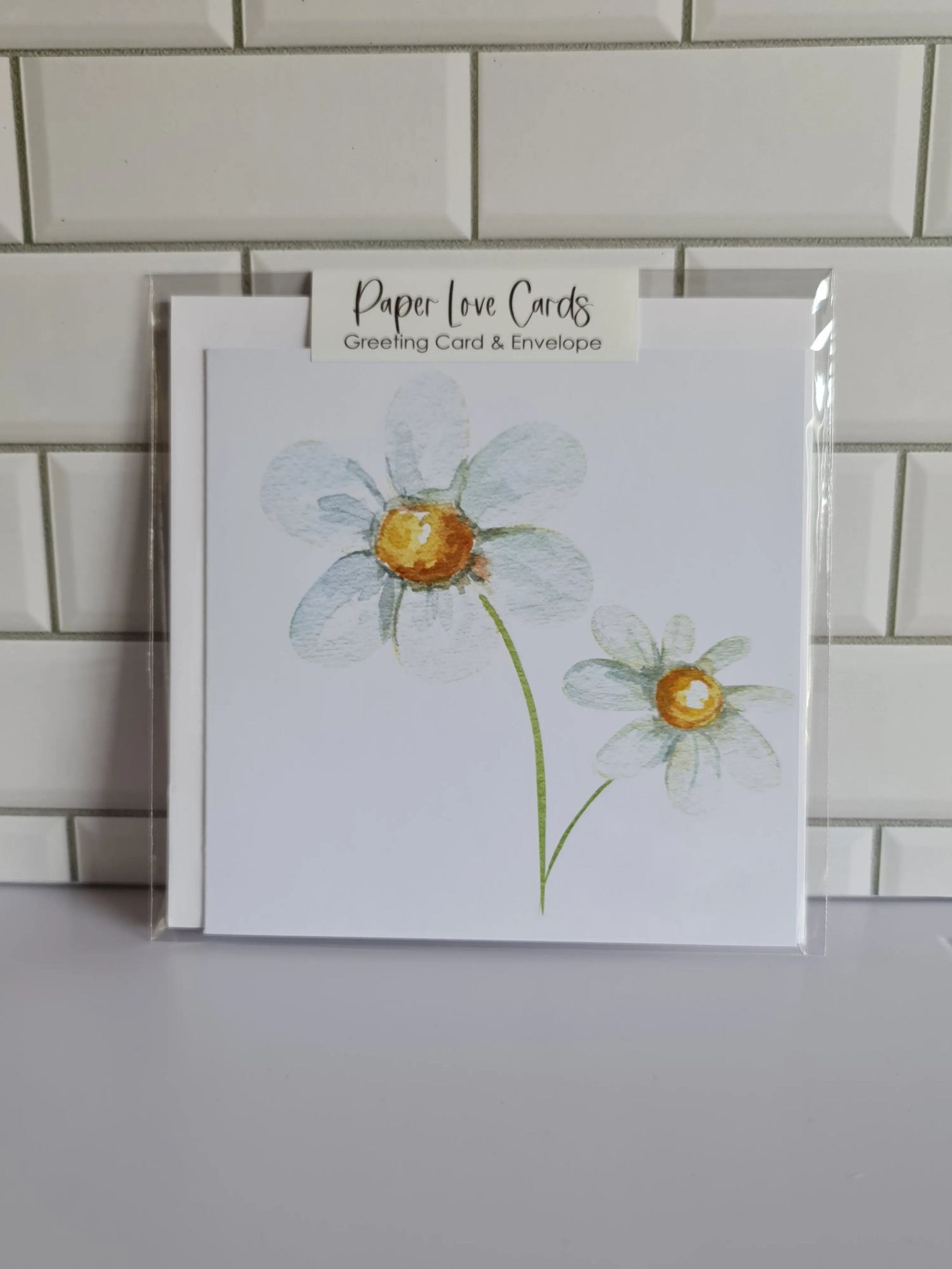 Greeting Card - Chamomile Flower Paper Love Cards