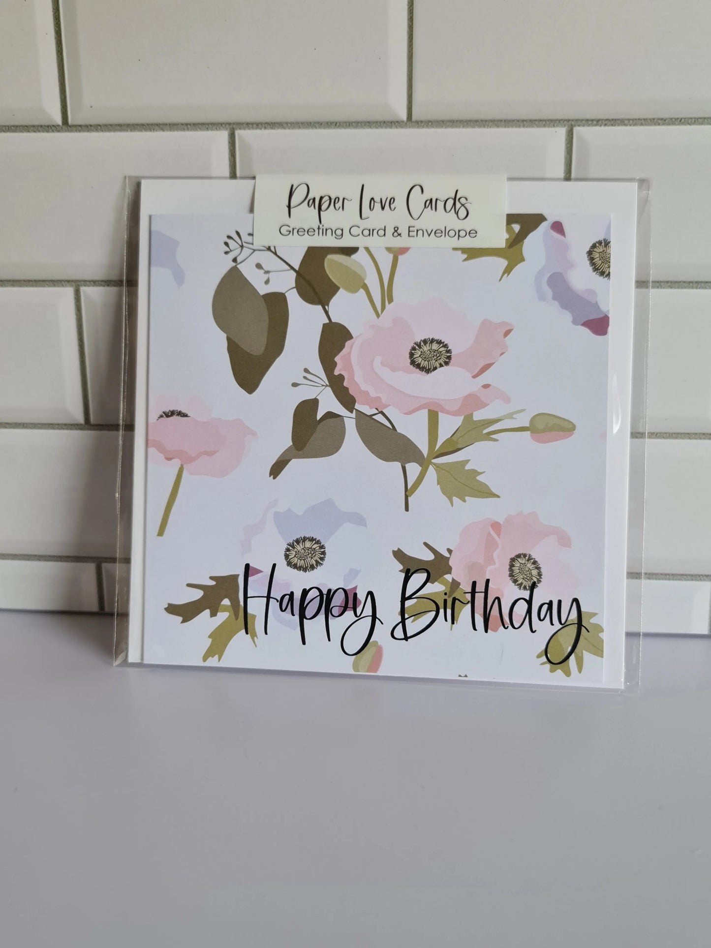 Greeting Card - Peach Flower Cards Paper Love Cards
