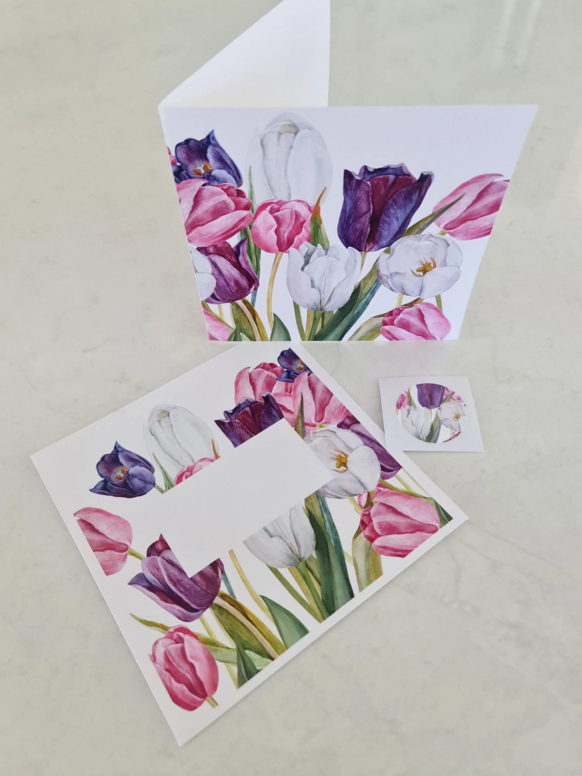 Greeting Card - Tulips Paper Love Cards