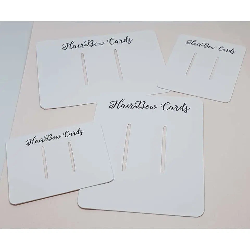 Hair Accessory Card - Hair Bows & Hair Clips Paper Love Card