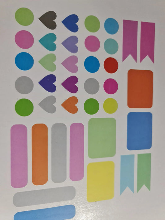 Planner Sticker - Washi Paper A4 Paper Love Card
