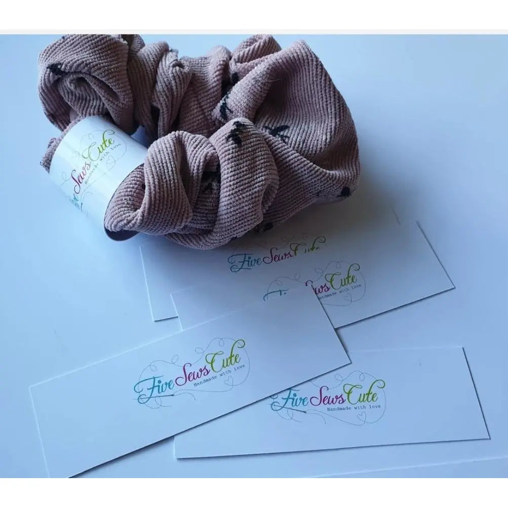 Scrunchie Tags - Folding & Belly Band Style Paper Love Card