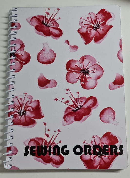 Sewers Order Book - Japanese Blossom Paper Love Card