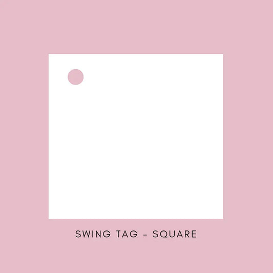 Swing Tag - Square Paper Love Card