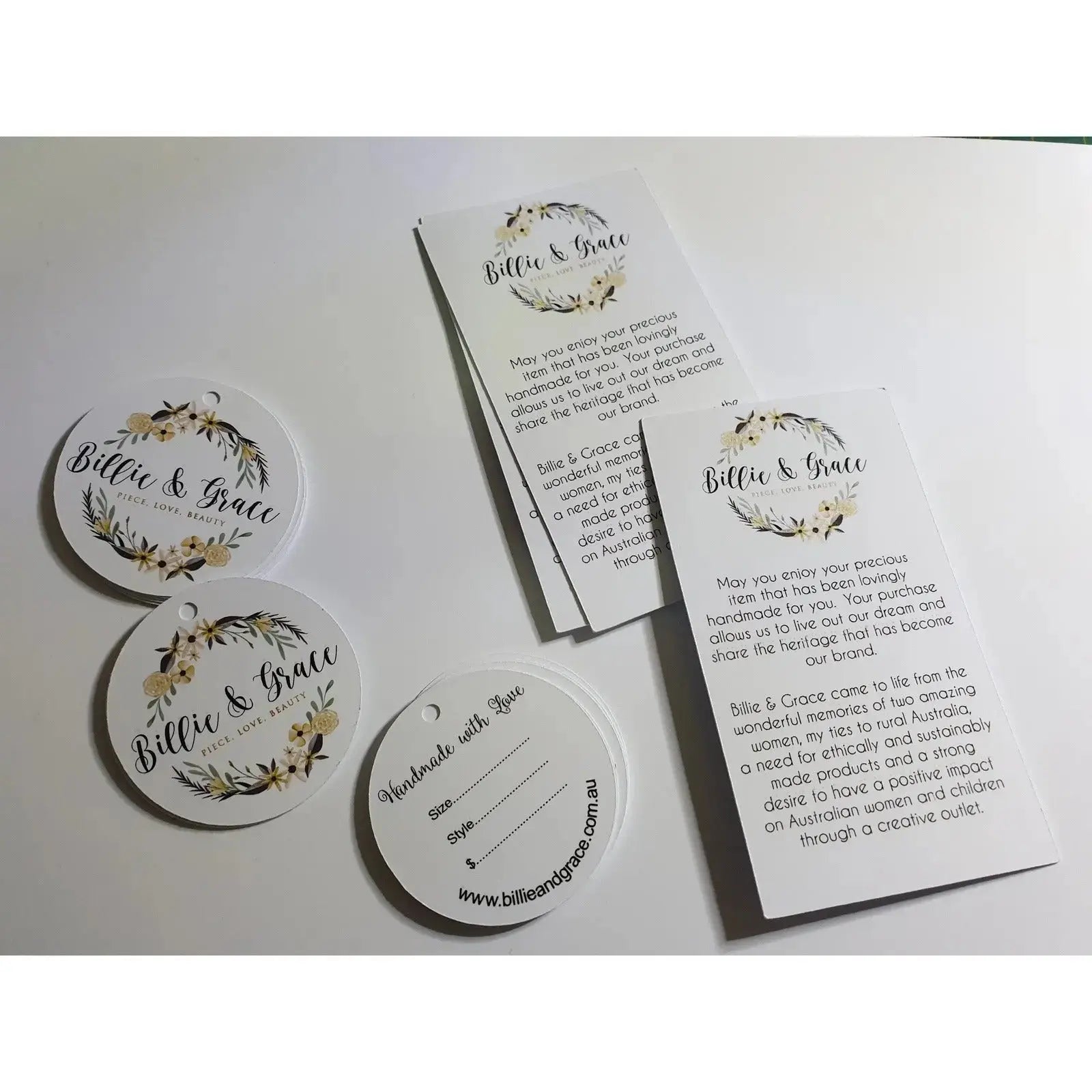 Swing Tag - Rectangle Paper Love Card