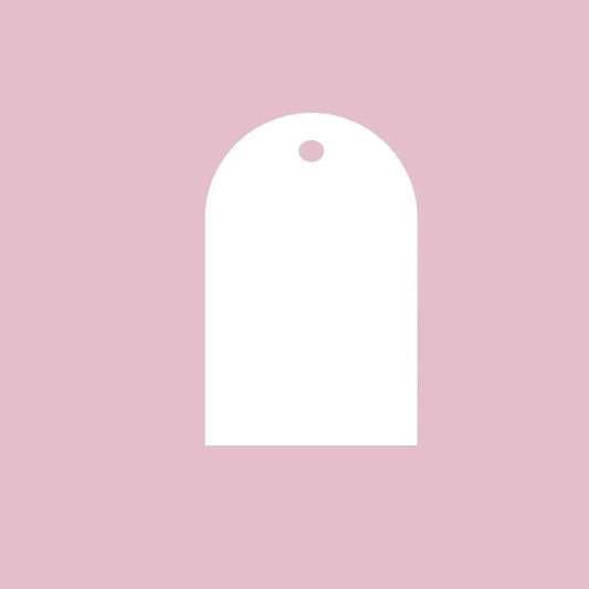 Swing Tags - Arched Top Paper Love Card
