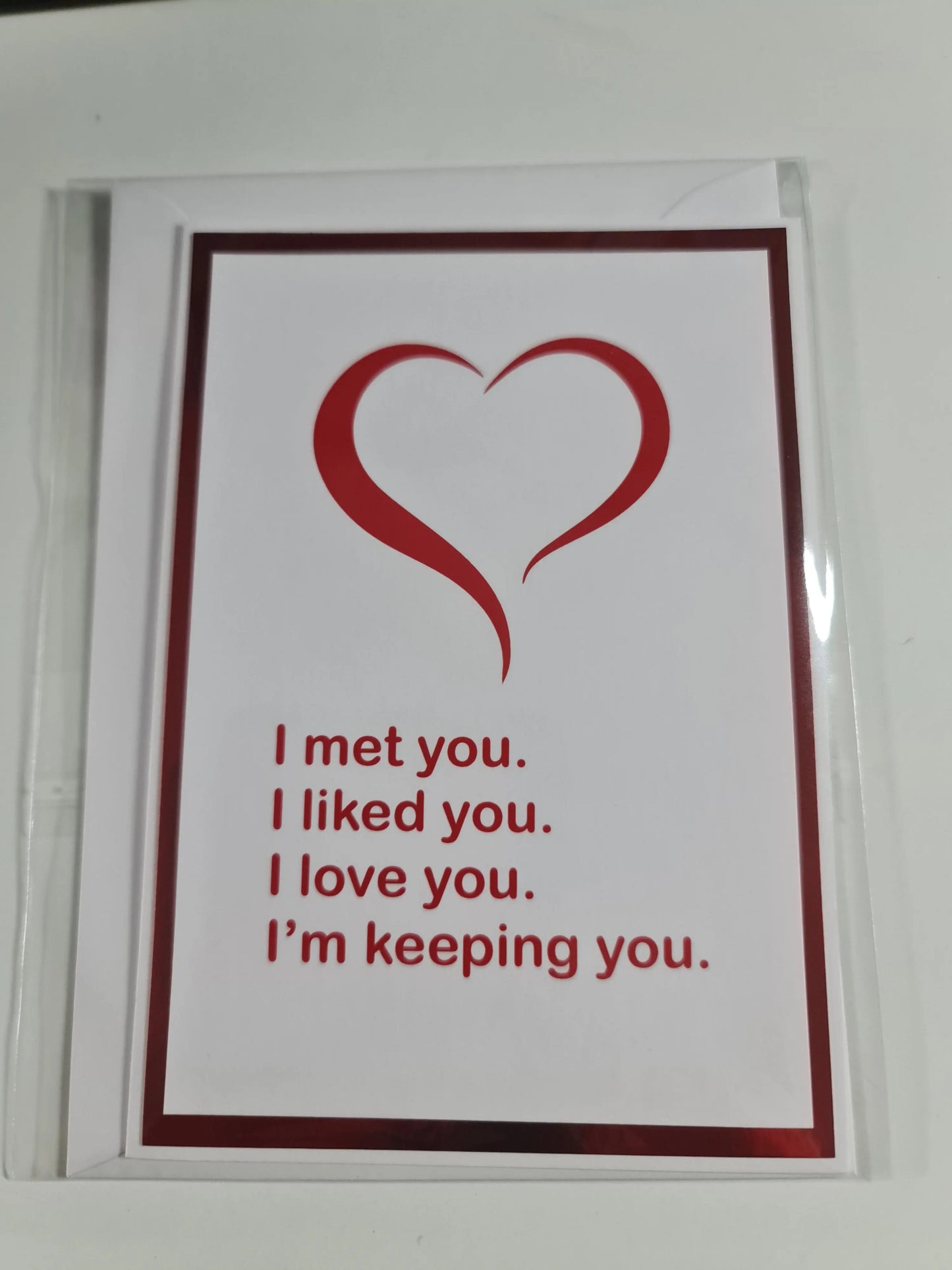 Valentine's Greeting Card Paper Love Card