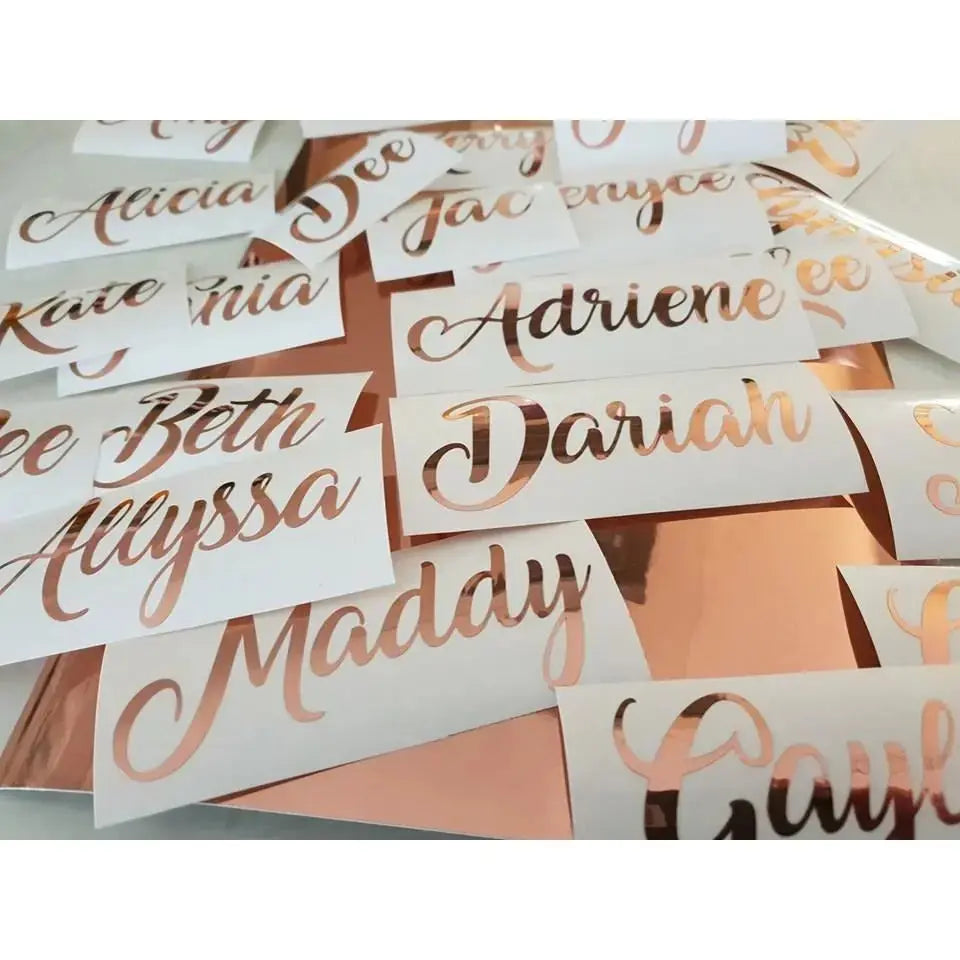 Wine Glass/Champagne Glass & Decal Paper Love Card